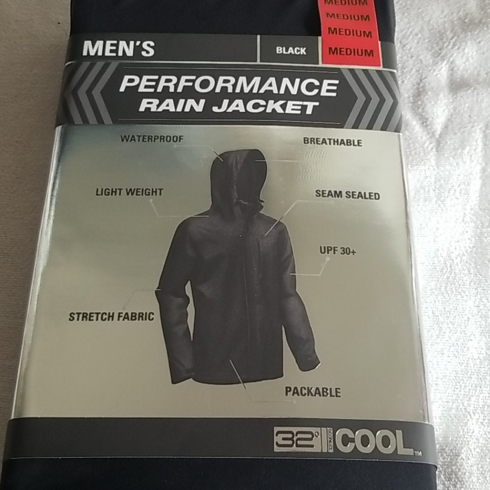Performance rain jacket